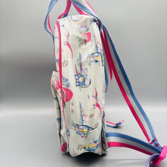 Cath Kidston Bag Kids Small Cream Pink Backpack Dinosaur Print Toddler School - Picture 4 of 9